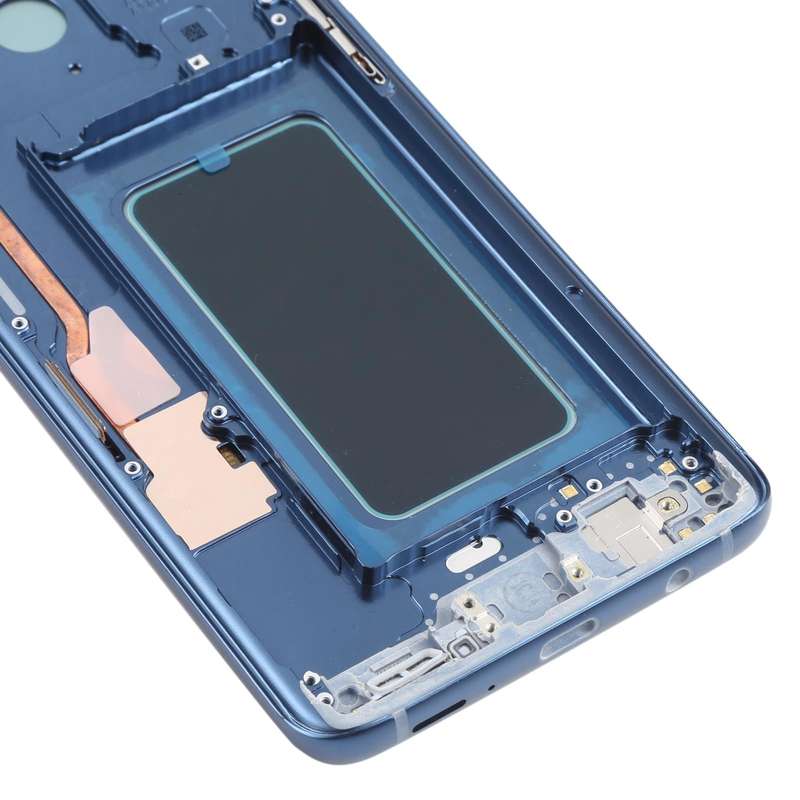 OLED LCD Screen for Samsung Galaxy S9+ SM-G965 Digitizer Full Assembly with Frame (Blue)