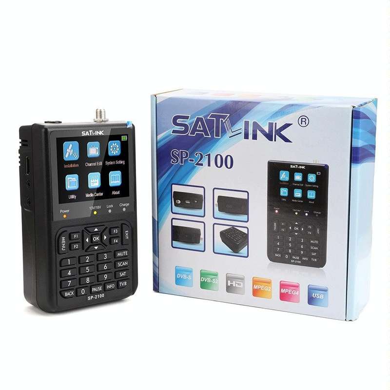 SATLINK SP-2100 HD Finder Meter Handheld Satellite Meter(AU Plug)