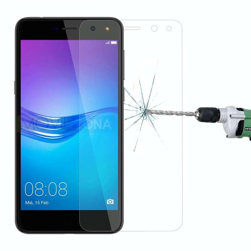 For Huawei Y6 (2017) 0.26mm 9H Surface Hardness 2.5D Explosion-proof Tempered Glass Non-full Scre...
