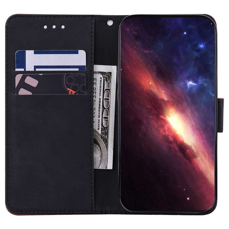 For Tecno Spark Go 2022 / Spark 8C Geometric Embossed Leather Phone Case(Black)