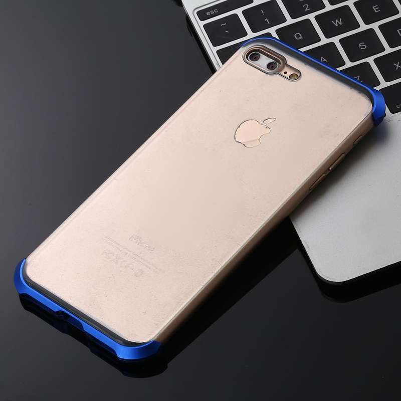 Ultra-Thin Angular Frame Magnetic Absorption Double-Sided Tempered Glass Shell for iPhone 8 Plus(...
