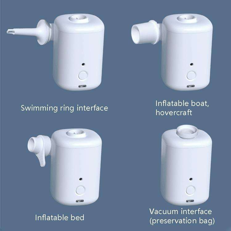 AP220 Outdoor Two-Purpose Portable Suction & Inflatable Pump(White)