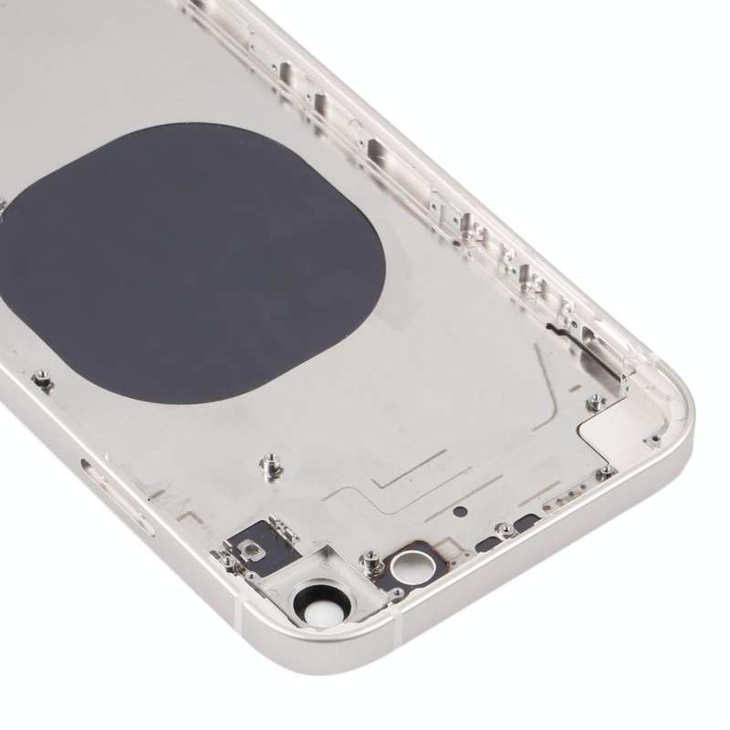 Back Housing Cover with Appearance Imitation of iP13 for iPhone XR(White)