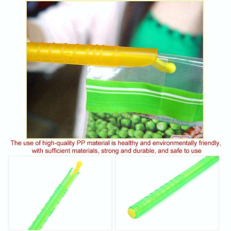 3 x Revolutionary Big Size Plastic Slide & Store Bag Sealer Keeping Fresh Bag Sealing Bar Rod Sti...