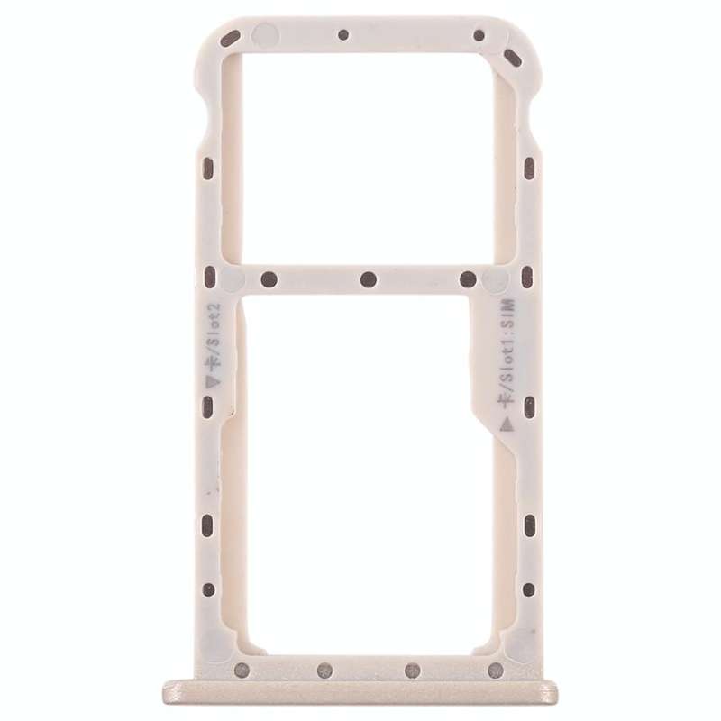 SIM Card Tray + SIM Card Tray / Micro SD Card for Huawei Maimang 6(Gold)