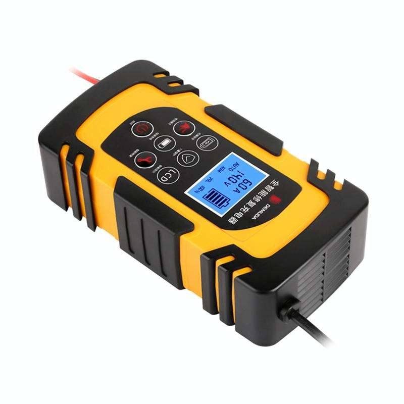 DEMUDA DC-80 Car Battery Charger 12V/24V Intelligent Pulse Repair Type Lead-acid Battery, Plug Ty...