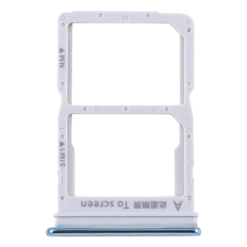 SIM Card Tray + NM Card Tray for Huawei P Smart 2020 (Baby Blue)