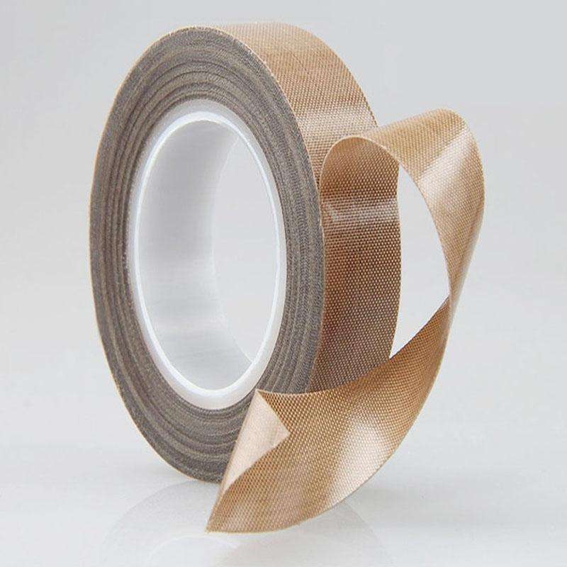 Teflon High Temperature Resistant Cloth Tape Sealing Machine Heat Insulation Tape, Size: 10m x 19mm