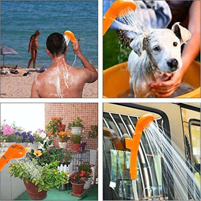 12V Portable Outdoor Car Electric Shower Sprinkler Washer (Blue)