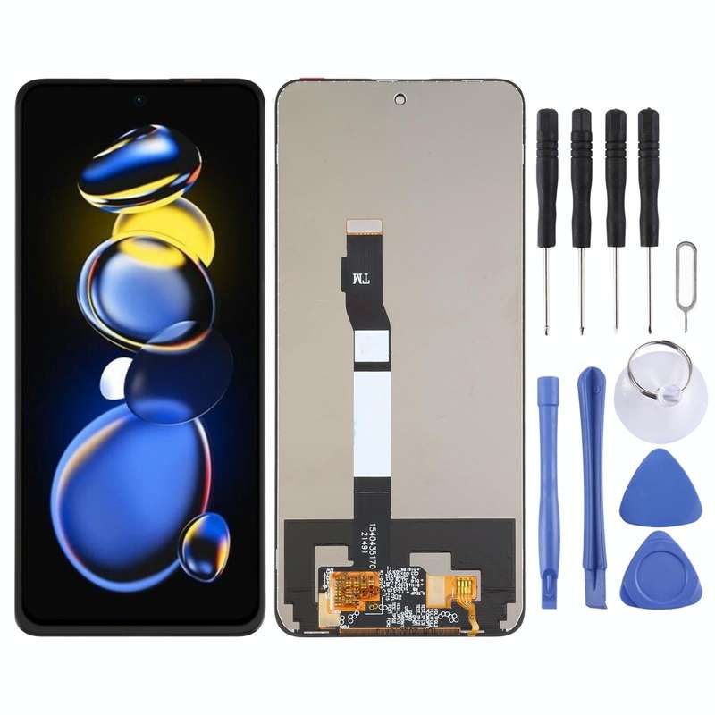 TFT LCD Screen and Digitizer Full Assembly For Xiaomi Redmi Note 11T Pro/Redmi Note 11T Pro+/Redm...