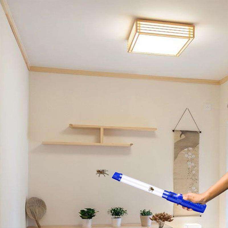 SK818 USB Charging Insects Bugs Suction Traps Electric Pest Spider Catcher with LED Light(Blue)