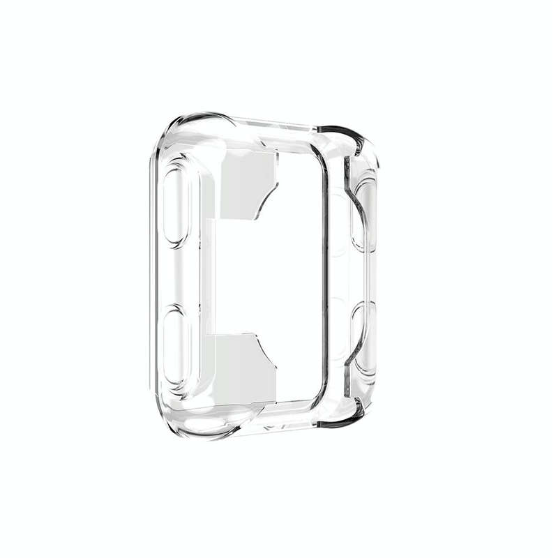 For Garmin Forerunner 35 / 30 TPU Half-pack Candy Color Protective Case(Transparent)