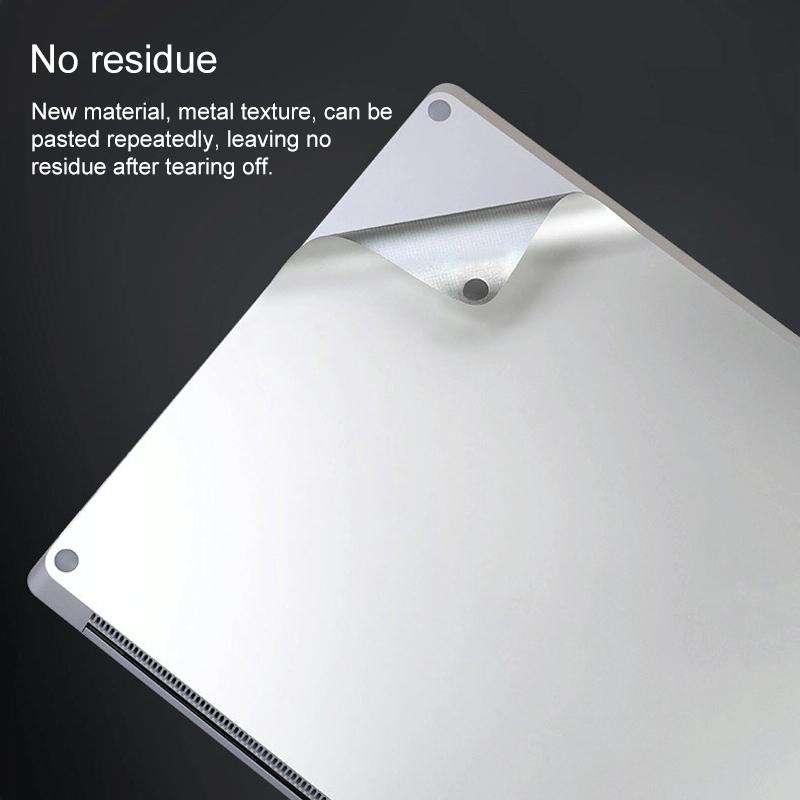 4 in 1 Notebook Shell Protective Film Sticker Set for Microsoft Surface Laptop 3 13.5 inch (Black)
