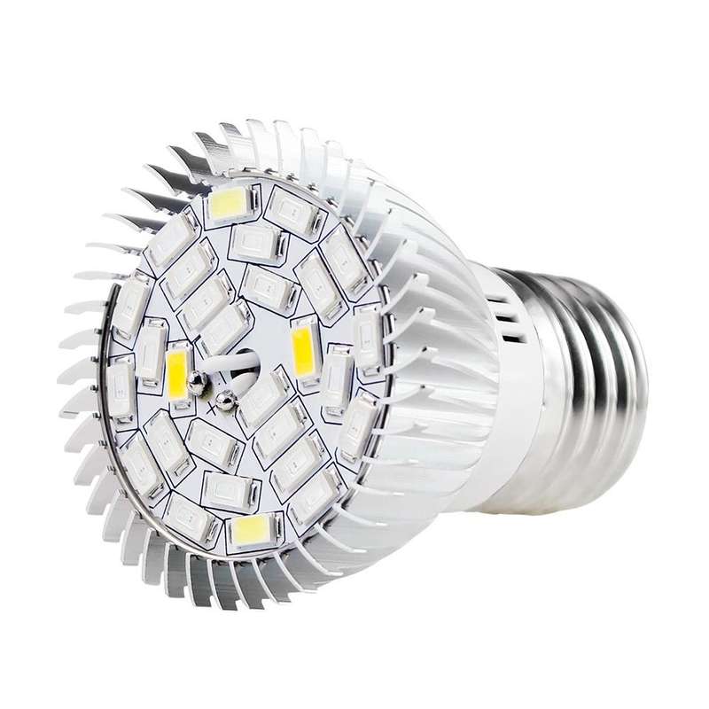 2 PCS LED Plant Growth Lamp Full Spectrum Plant Fill Light Cup, Power: E27 18 Beads