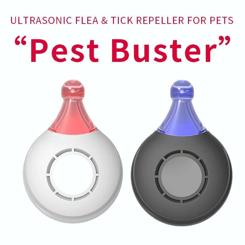 Outdoor Portable Ultrasonic Insect Repellent Pet Multifunctional Repellent(White)