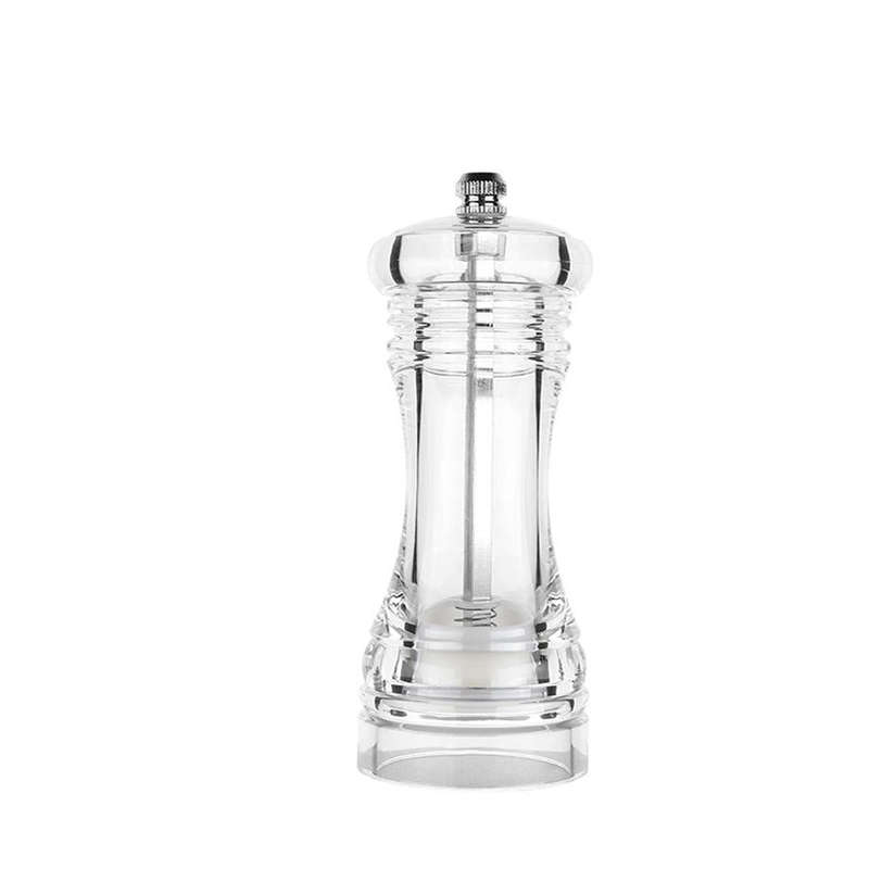 Acrylic Transparent Pepper Grinder Manual Pepper Grinder Ceramic Core Multi-Purpose Seasoning Bot...