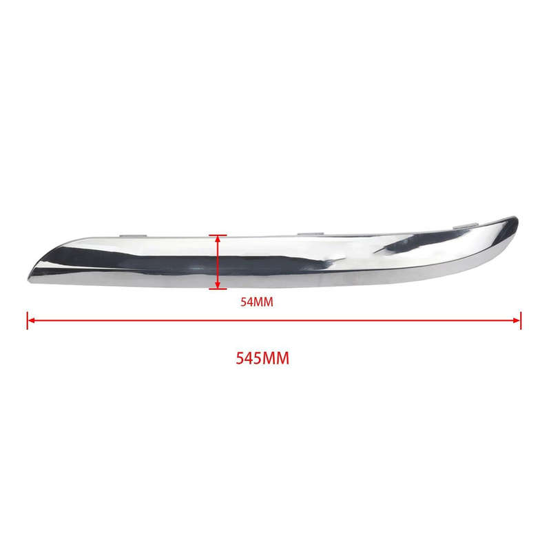A3916 2 PCS Car Electroplating Front Bumper Trim 68127940AB/68127941AB for Chrysler 300 2011-2014