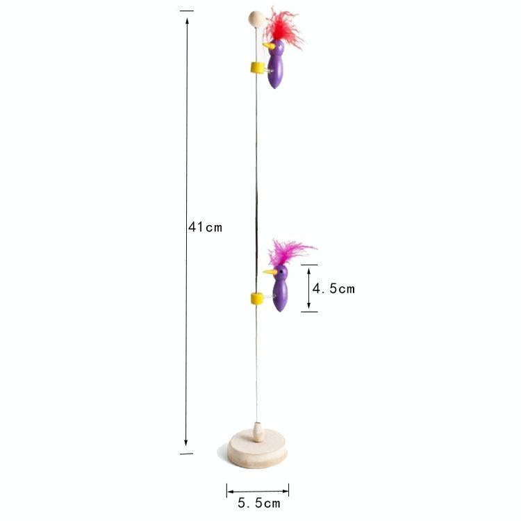 10 PCS Nodding Woodpecker Decompression Vent Children Educational Toys, Colour: Primary Color Dou...