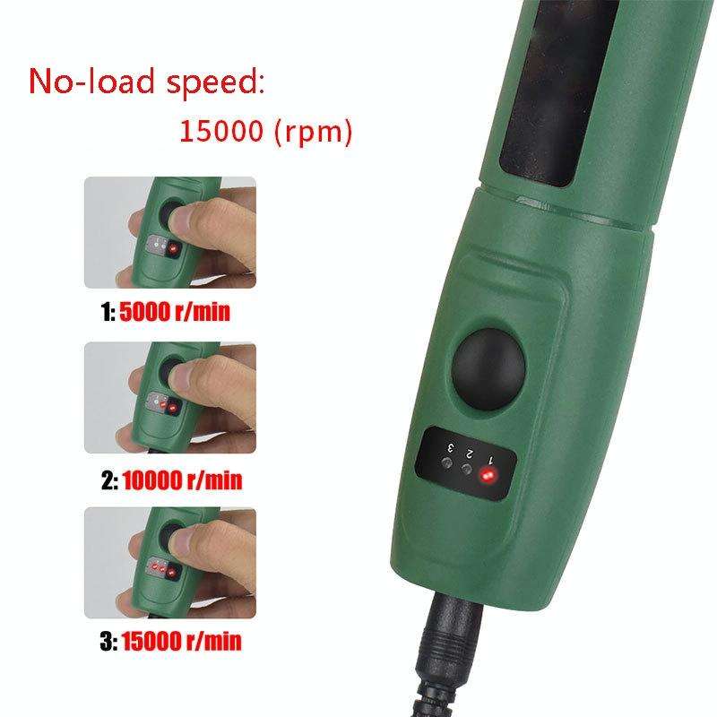 Mini Electrical Engraving Pen Cutting And Polishing Electrical Grinder Tool Set, US Plug(Grey)