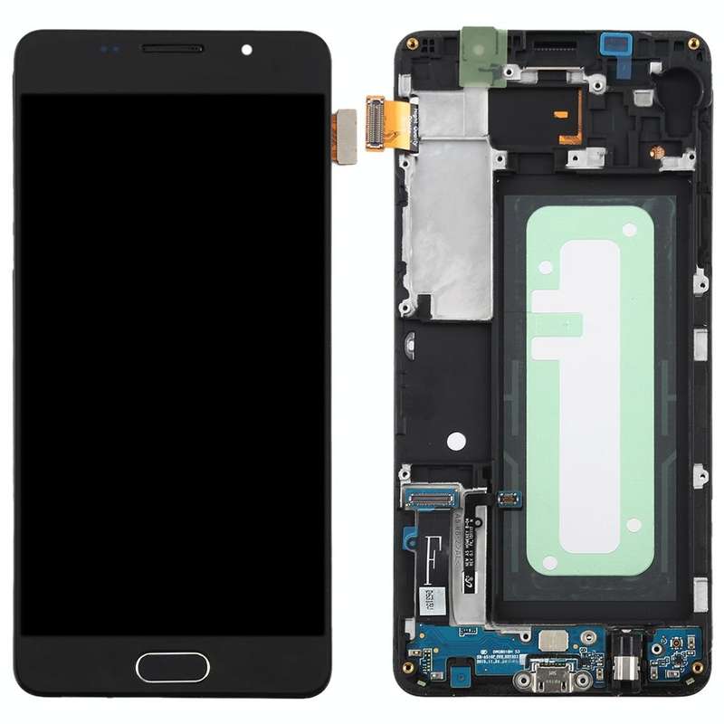 TFT LCD Screen for Galaxy A5 (2016) / A510F Digitizer Full Assembly with Frame (Black)
