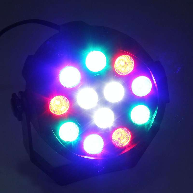 KD-12W 12 LED PAR Light Stage Light, with LED Display, Master / Slave / DMX512 / Auto Run Modes, ...