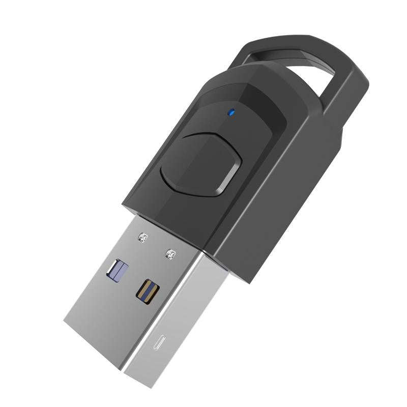 For PS4 / PS5 / PC HS-PS5101 Bluetooth 5.0 Adapter Audio Receiver Wireless Headset Transmitter(Bl...
