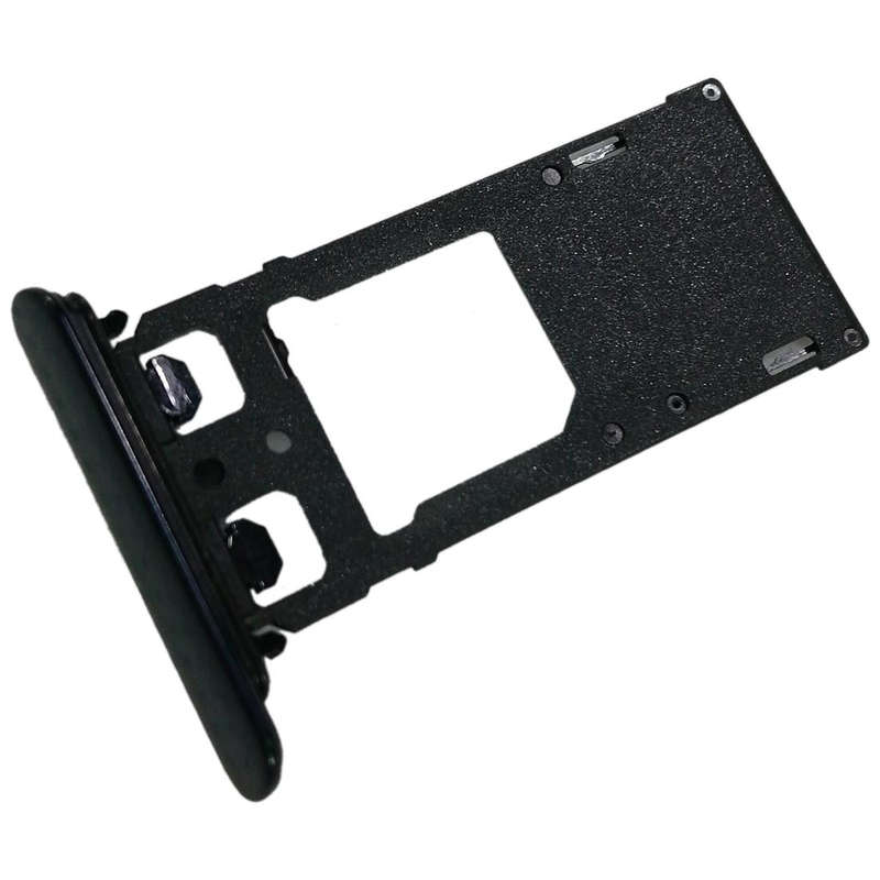 SIM1 Card Tray + SIM2 Card / Micro SD Card Tray for Sony Xperia XZ(Blue)