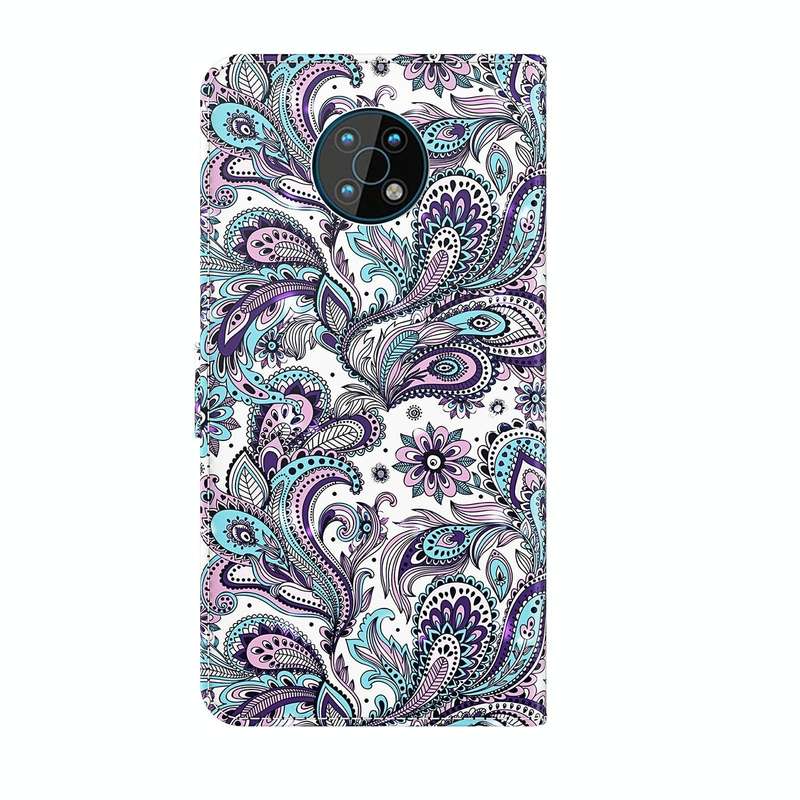 For Nokia G50 3D Painting Pattern Flip Leather Phone Case(Swirl Pattern)