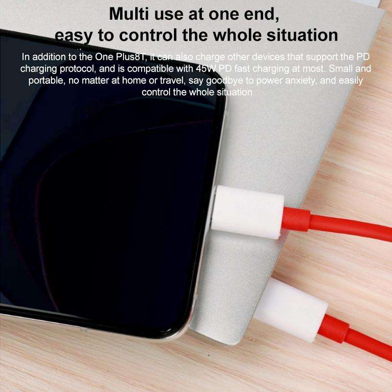 Fast Charging Cable 65W 6A Dual Type-C Interface Charging Data Cable Length:1.5m