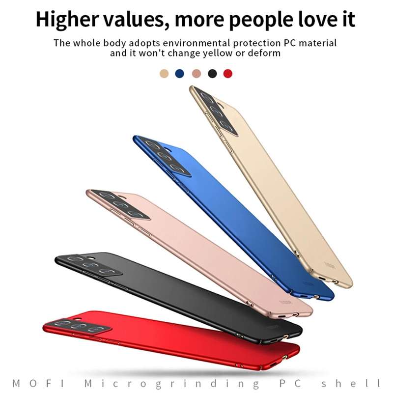 For Samsung Galaxy S22 5G MOFI Frosted PC Ultra-thin Hard Phone Case(Black)