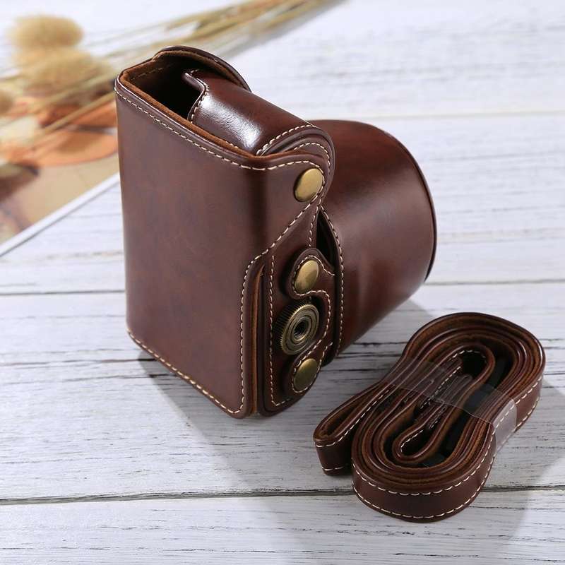 Full Body Camera PU Leather Case Bag with Strap for Sony A5100 / A5000 / NEX-3N (16-50mm / 40.5mm...