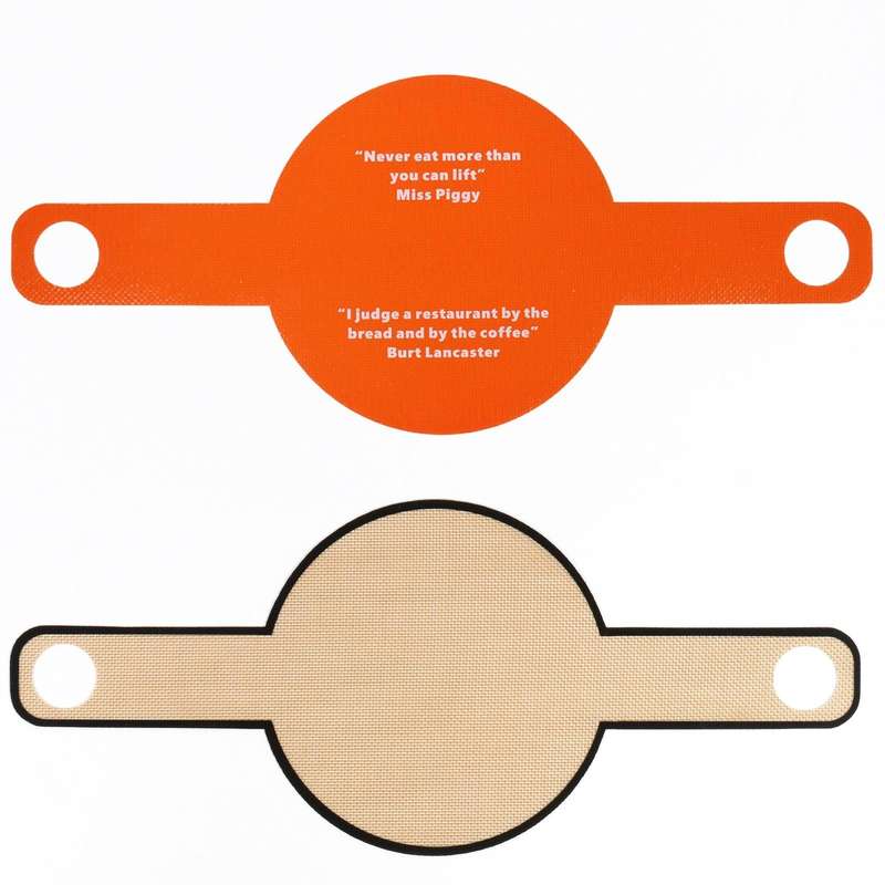 Oven Accessories Bread Dough Transfer Baking Mat Long Handle Extraction Mat(Orange)