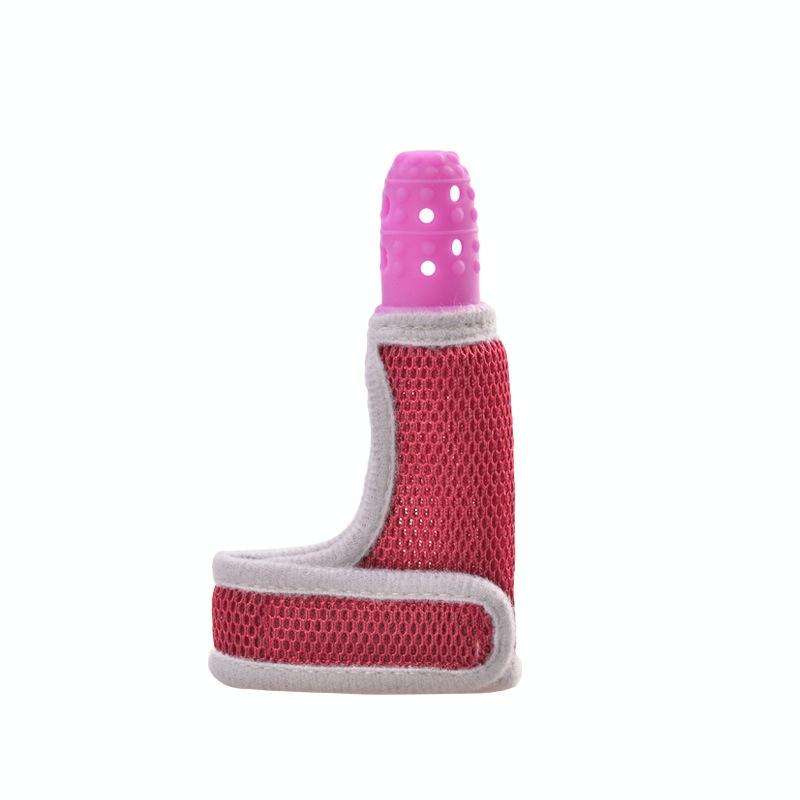 ZT001 Baby Silicone Molar Finger Cots Children Anti-Bite Hand Breathable Thumb Cots Teether Mater...