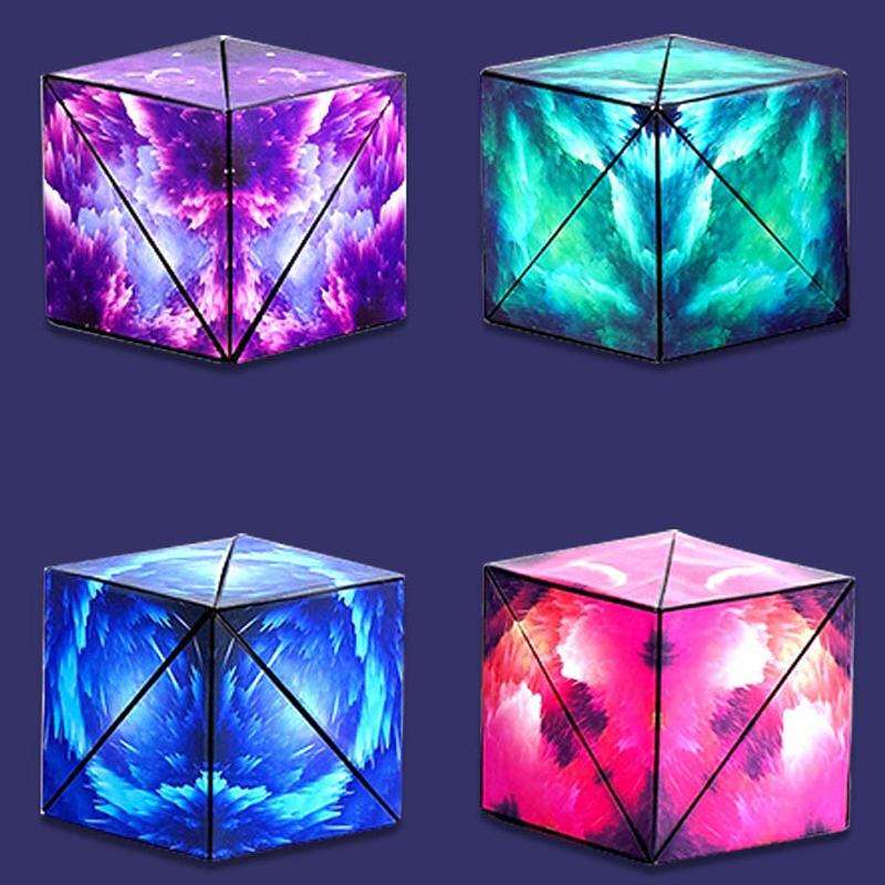3D Variety Geometry Alien Magic Cube Magnetic Logic Thinking Children Educational Toys(Interstell...