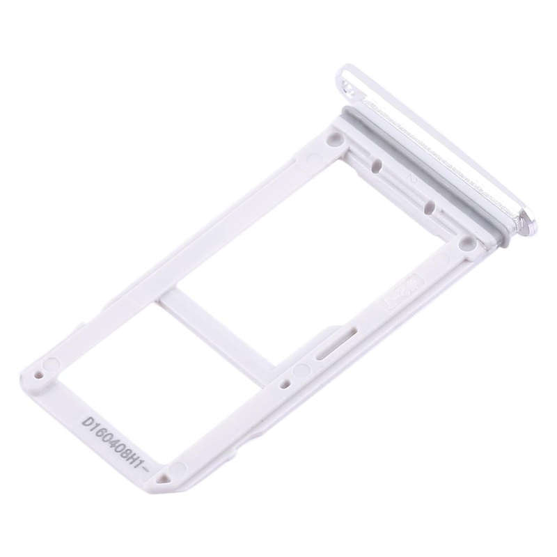 For Galaxy S7 2 SIM Card Tray / Micro SD Card Tray (White)