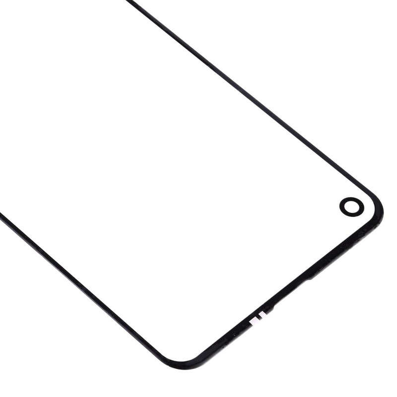 For Samsung Galaxy A8s / Galaxy A9 Pro 2019 10pcs Front Screen Outer Glass Lens (Black)