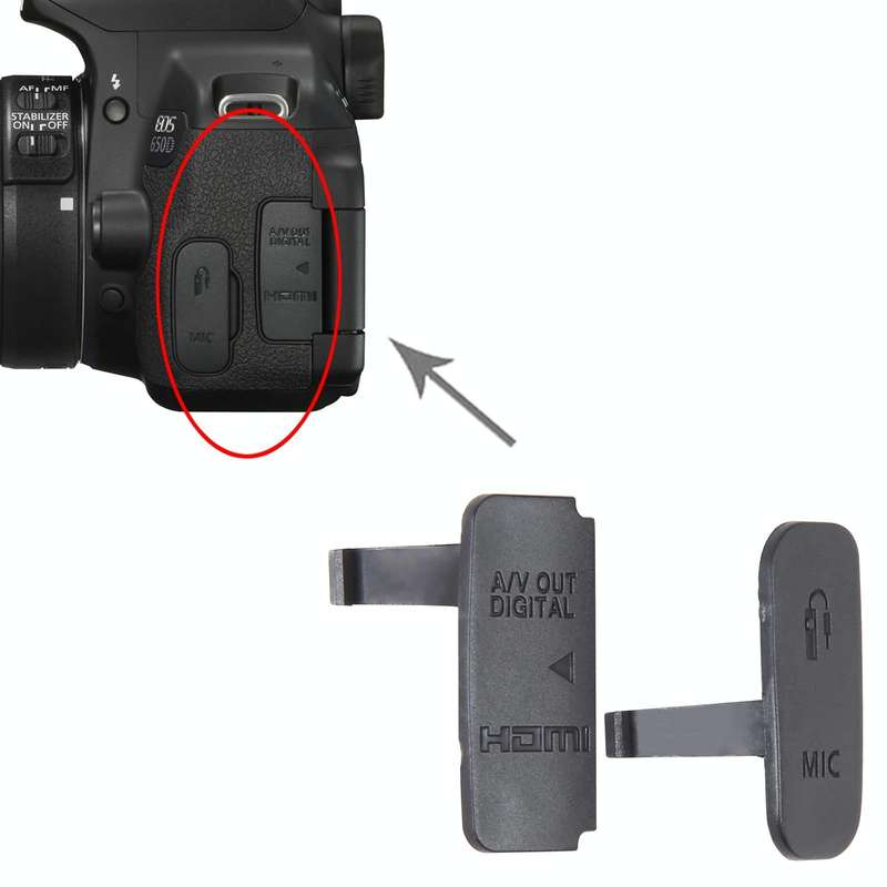 For Canon EOS 650D / EOS 700D OEM USB Cover Cap