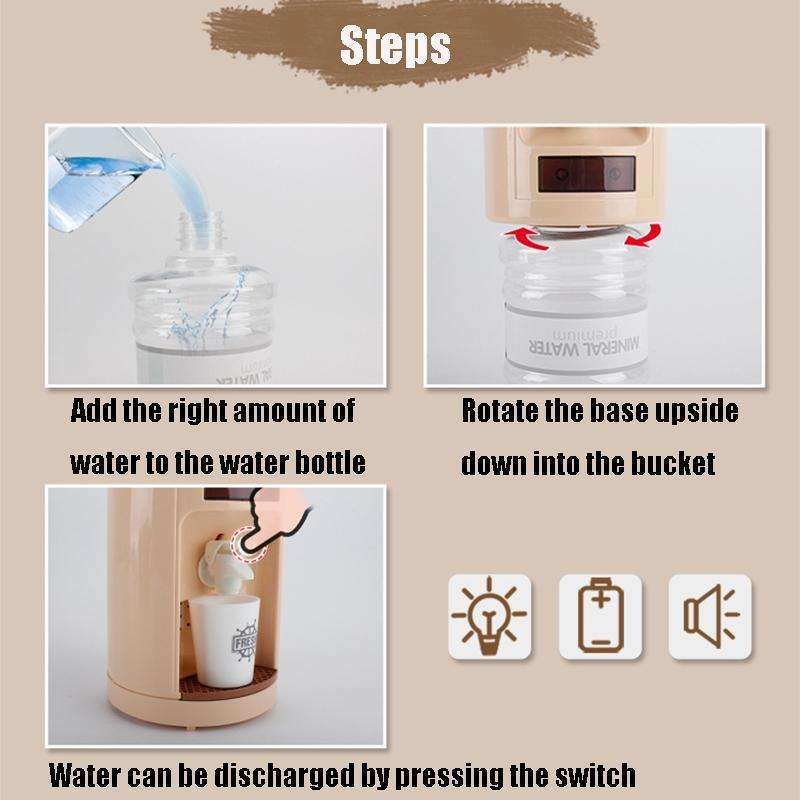 Simulation Puzzle Kitchen Toy Play House Kitchen Appliances Model Water Dispenser