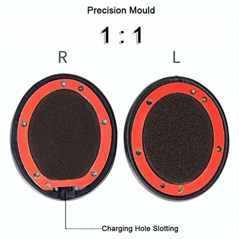 1 Pair Soft Sponge Earmuff Headphone Jacket for Beats Solo 2.0, Wired Version(Blue)