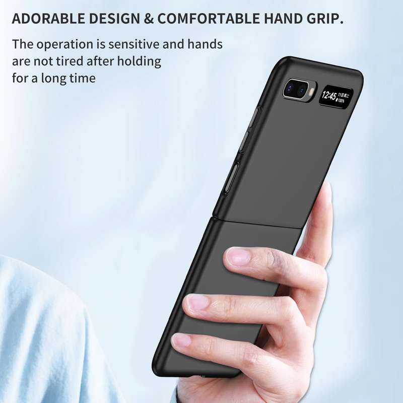 For Samsung Galaxy Z Flip 5G Armor Foldable Phone Case(Black)