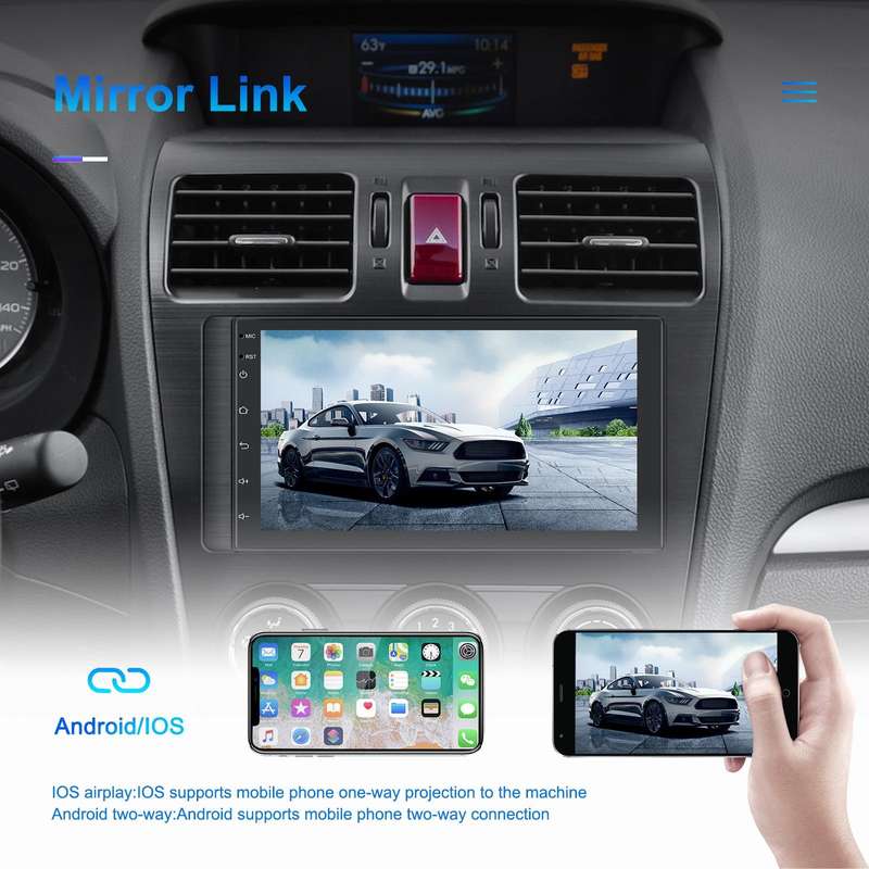 A3194 7 Inch Android 11 Central Control Carplay 2+32G Car Large Screen Navigation Reversing Video...