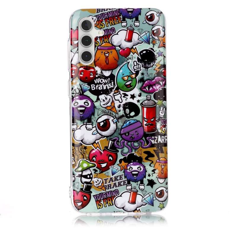 For Samsung Galaxy A13 5G Luminous TPU Protective Phone Case(Graffiti)