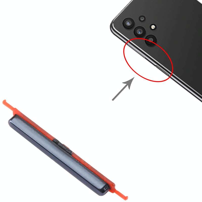 For Samsung Galaxy A32 5G SM-A326 10pcs Power Button + Volume Control Button(Black)