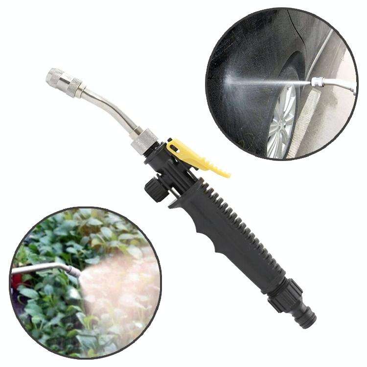 Garden Water Guns Stainless Steel Multifunction High Pressure Car Wash Spray Nozzle Hose Wand, Sp...