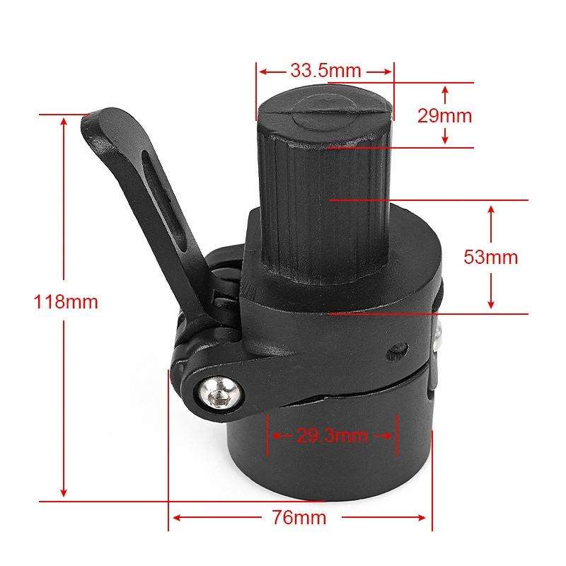 For Xiaomi M365 / Pro Electric Scooter Accessories Folder Assembly(Black)