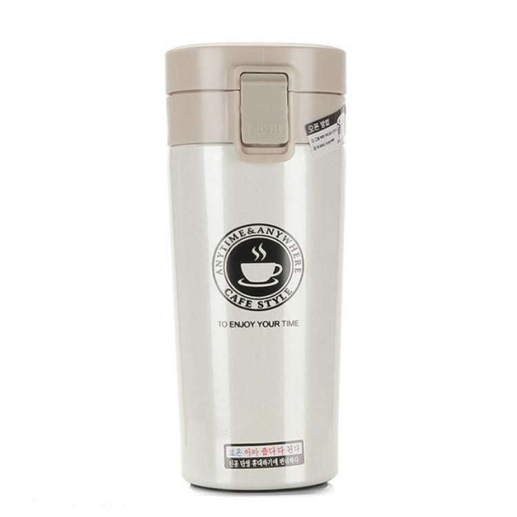 Double Wall Stainless Steel Vacuum Flasks 380ml Car Thermo Cup Coffee Tea Travel Mug Thermol Bott...