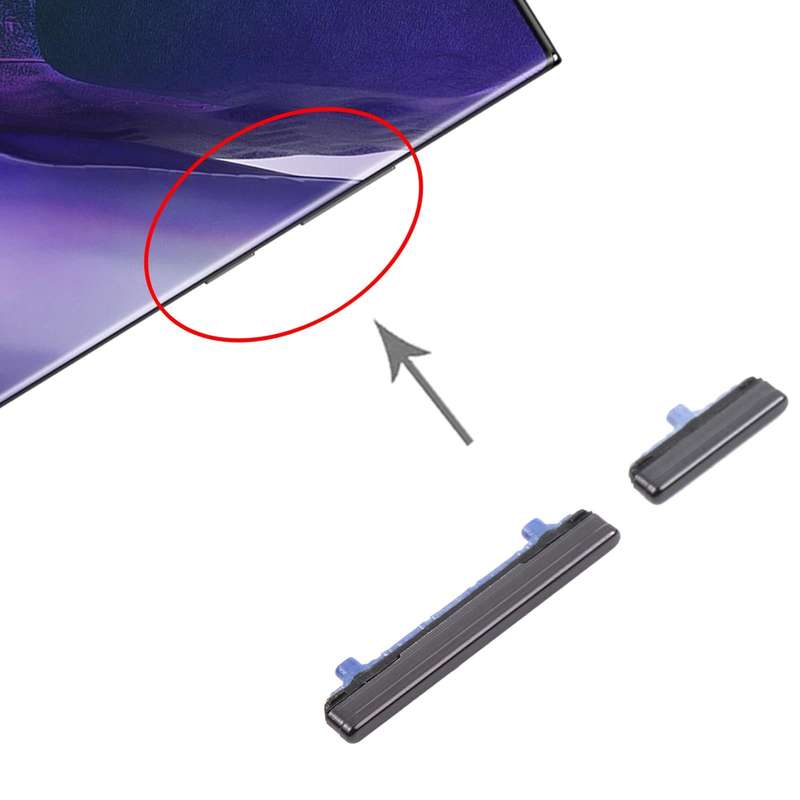For Samsung Galaxy Note20 Ultra Power Button and Volume Control Button(Black)