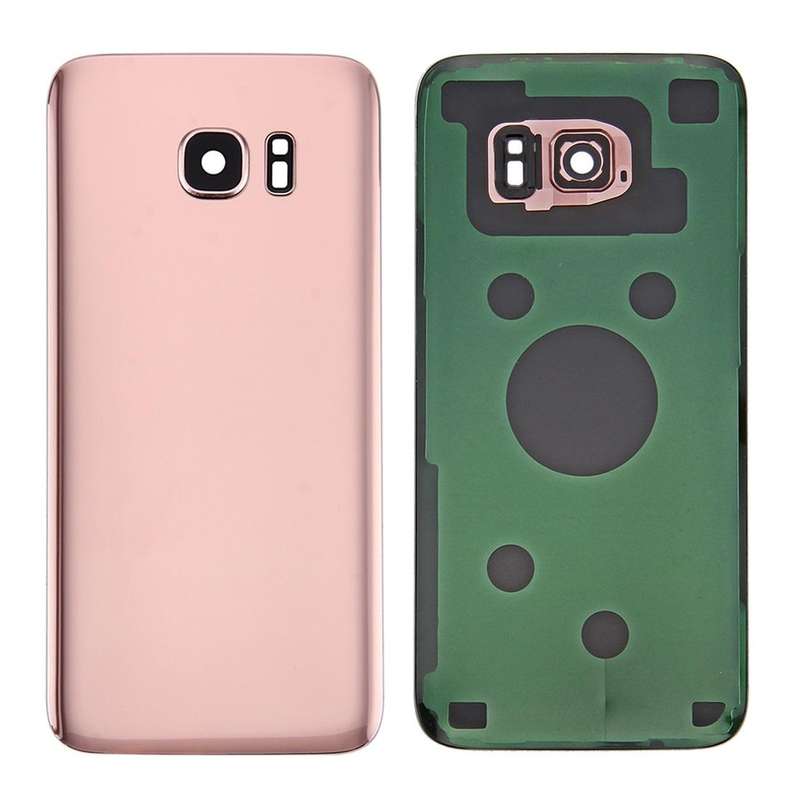 For Galaxy S7 Edge / G935 Original Battery Back Cover with Camera Lens Cover (Rose Gold)