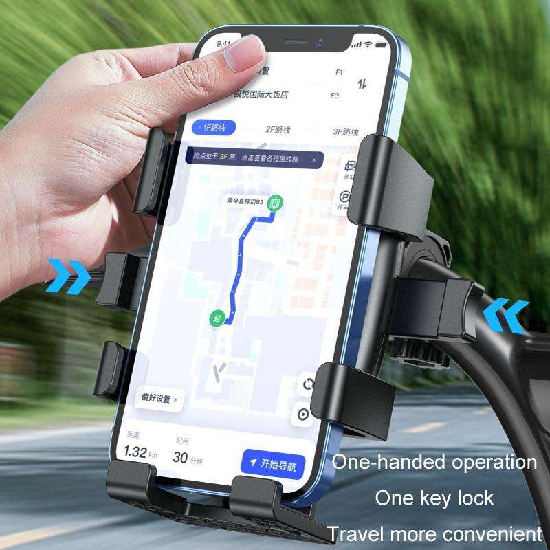 Motorcycle Navigation Riding Mobile Phone Holder(Handlebars)