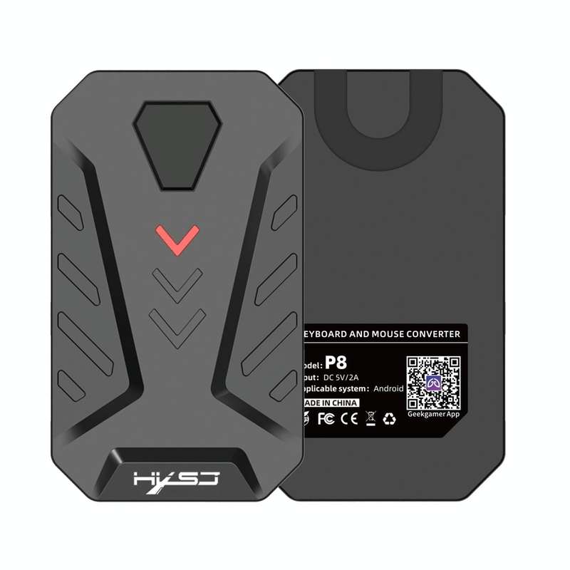 HXSJ P8 Mobile Phone Keyboard Mouse Converter for Android System(Black)